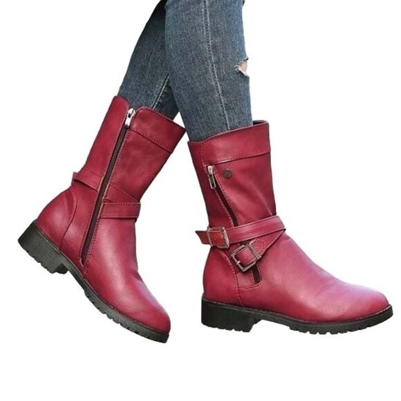 PAOTMBU - Cross Buckle Boot - Picture 4 of 7